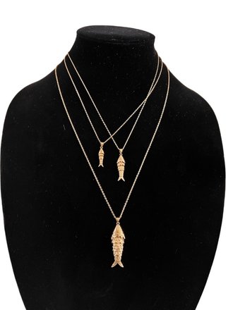 petra reijrink necklace gold plated with sea creat