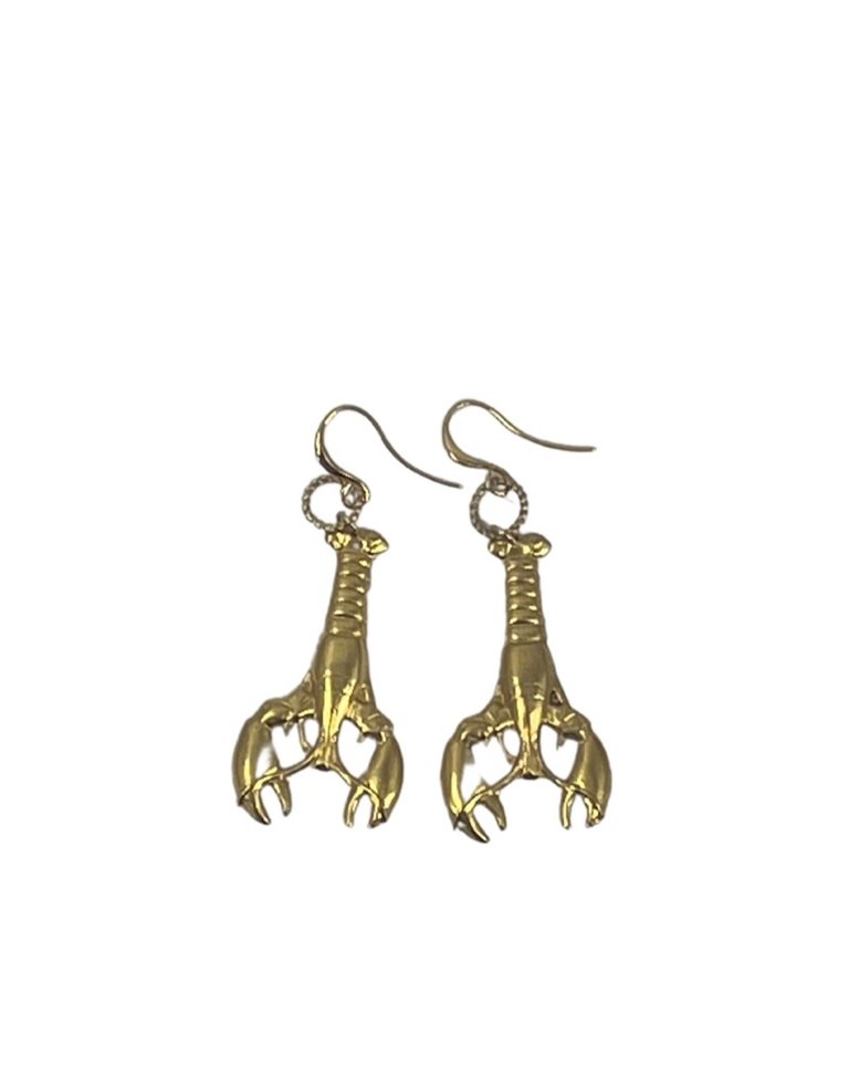 Petra Reijrink Pair of earrings - gold plated sea creatures - 4 variations