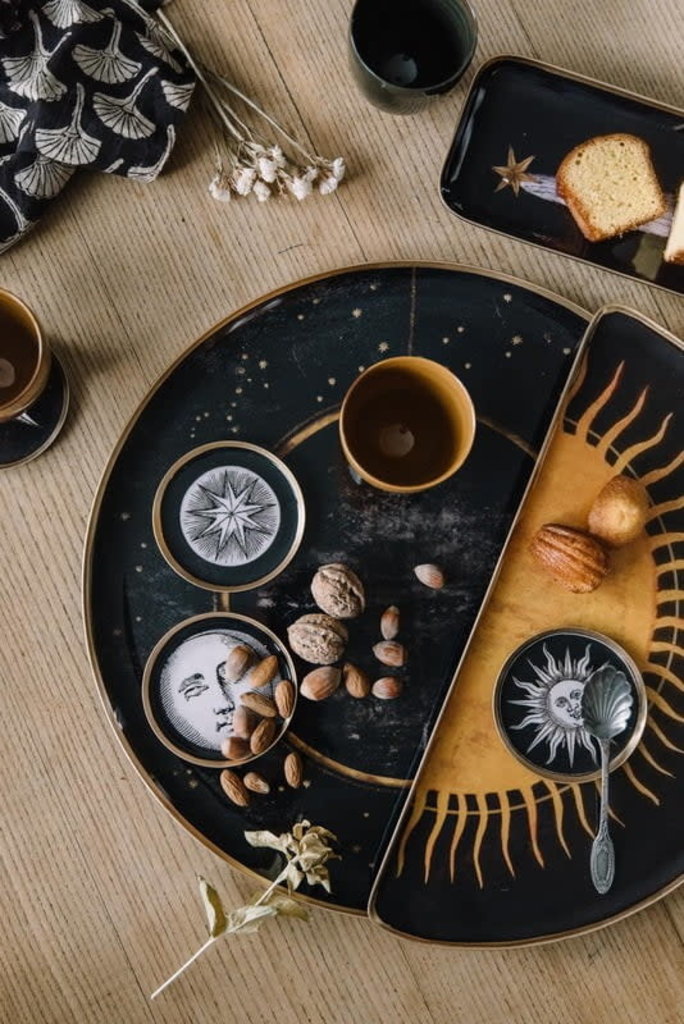 Boncoeurs Round tray - Astrology