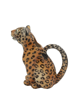 Les Ottomans Ceramic Leopard jug Les Ottomans Ceramic Leopard jug