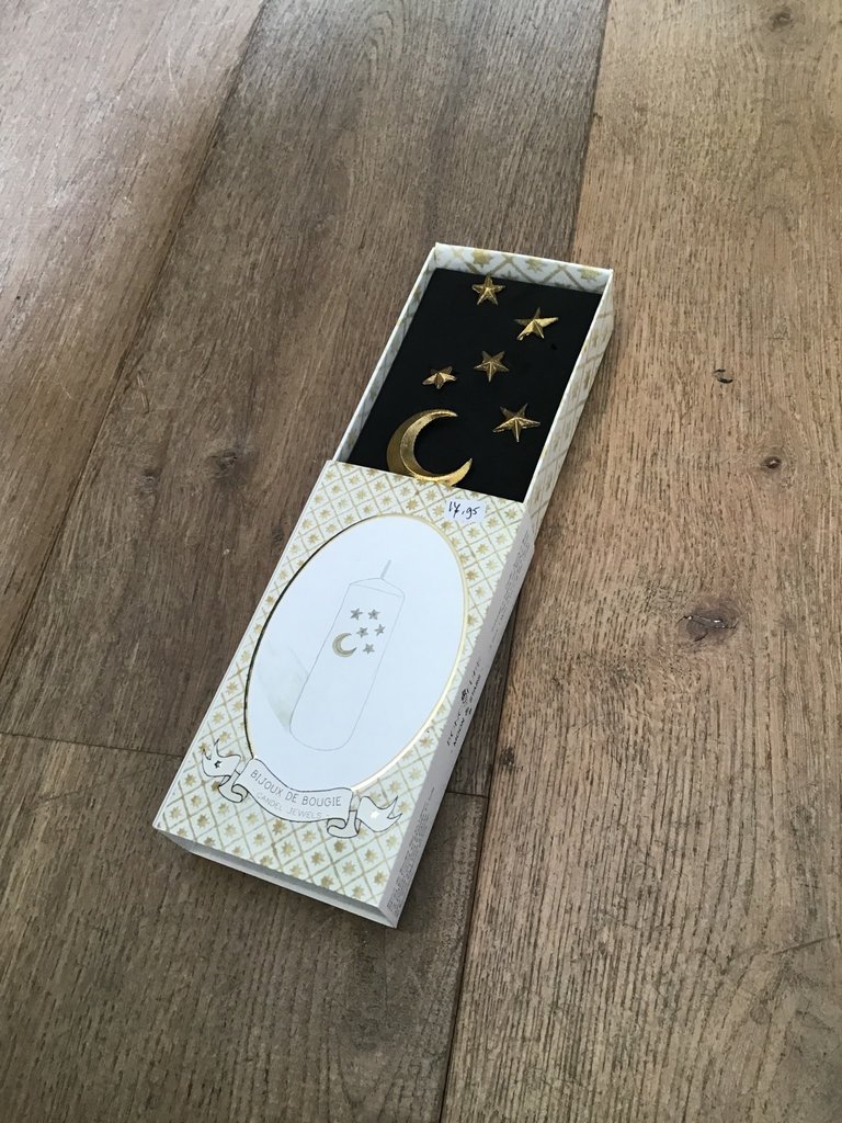 Boncoeurs Candle decoration - Moon & Stars