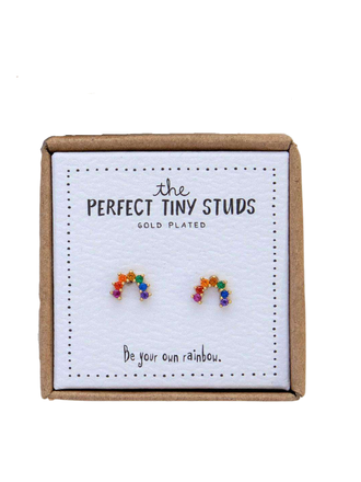 Noï/Natural Life Oorknopjes - tiny studs - regenbogen