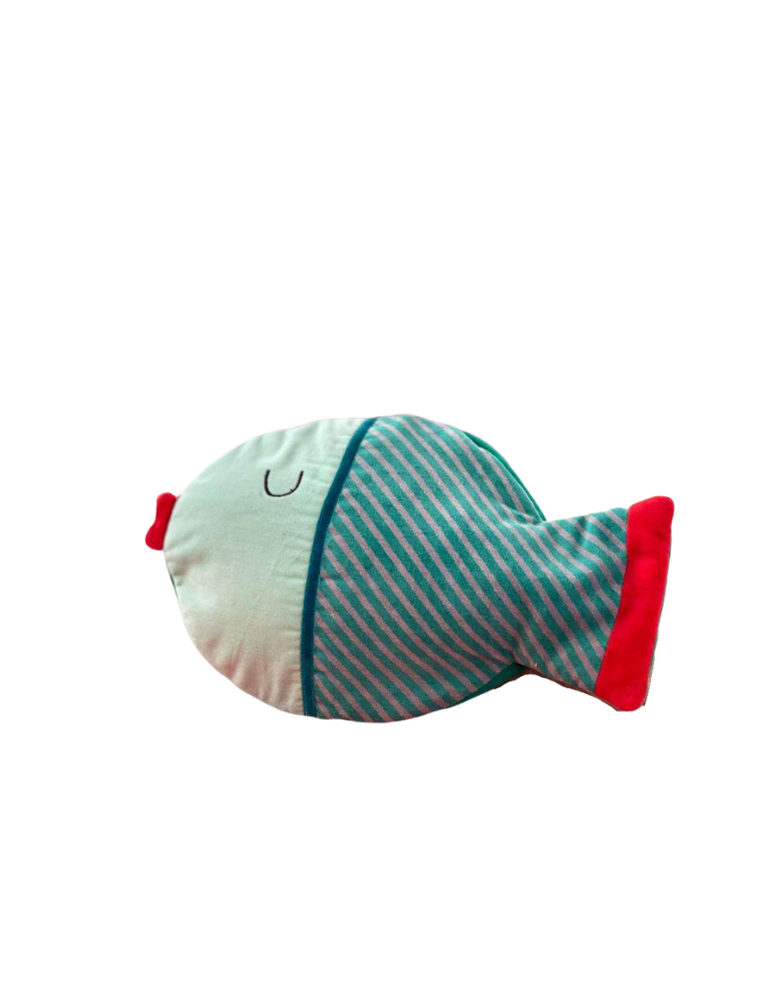 Noï/Natural Life Water bottle - blue fish