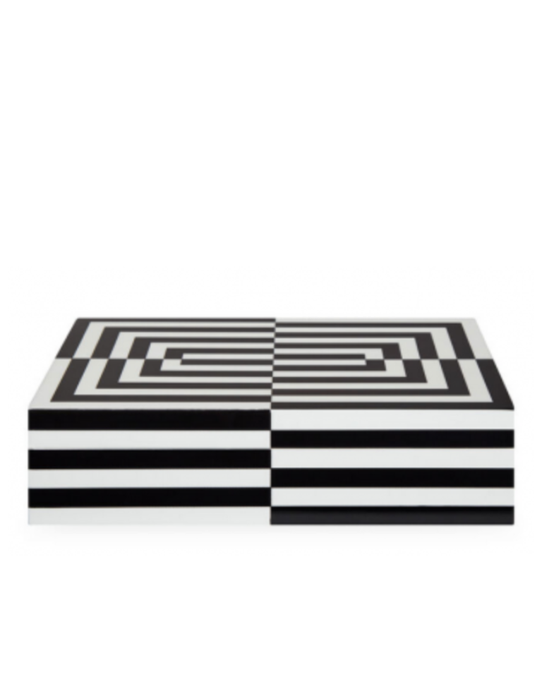 Jonathan Adler Op art lacquer box - Large