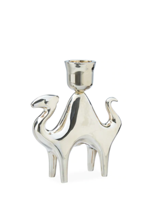 Jonathan Adler Silver plated candle holder camel Jonathan Adler Silver plated candle holder camel