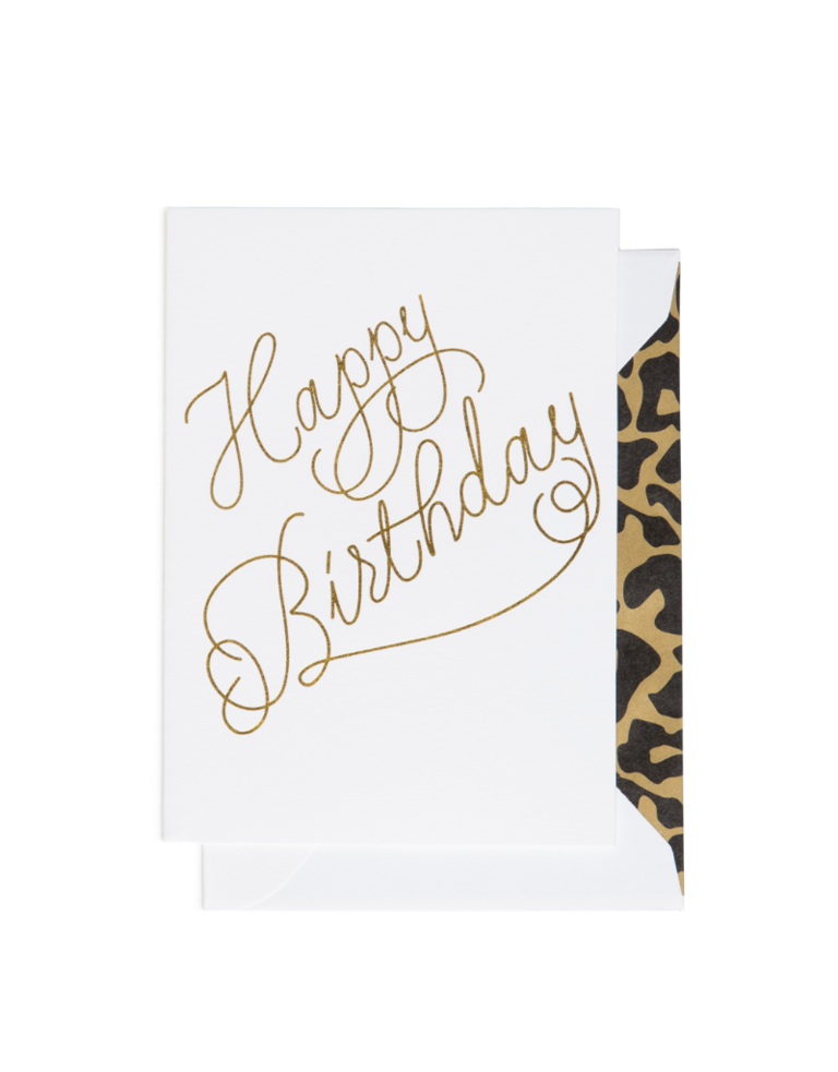 Cardsome Card A6 - Happy Birthday Curly