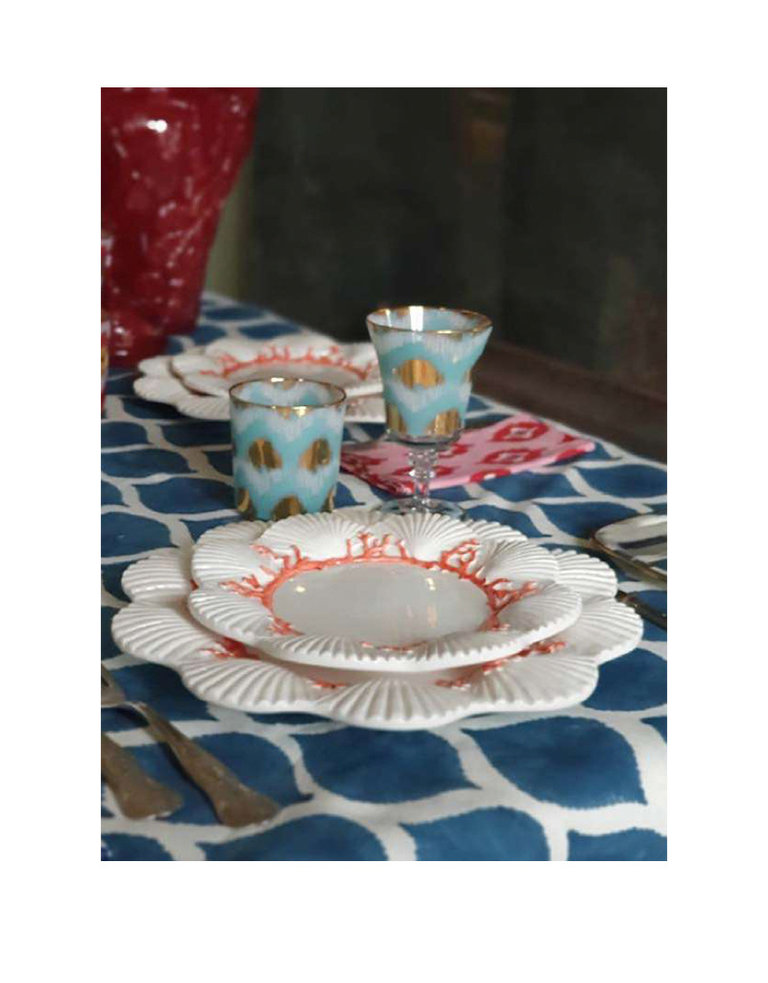 Les Ottomans Koraal bord - 27 cm