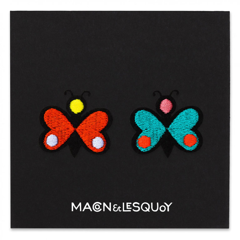 Macon & Lesquoy Patches - Mini monarch butterflies