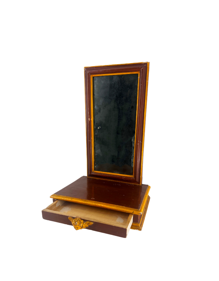 Vintage 18th century Italian boudoir mirror