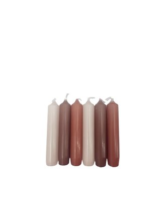 Rustik Lys Short candle set -  Blush Rustik Lys Short candle set -  Blush