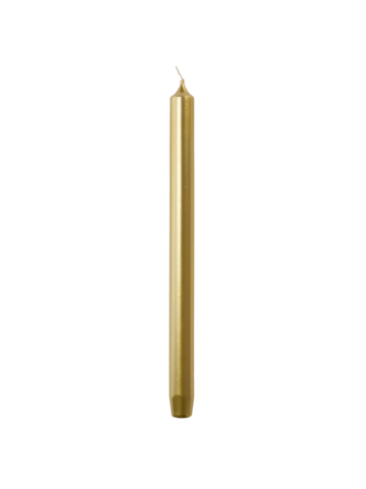 Rustik Lys Diner kaars  - 29 cm  - goud Rustik Lys Diner kaars  - 29 cm  - goud
