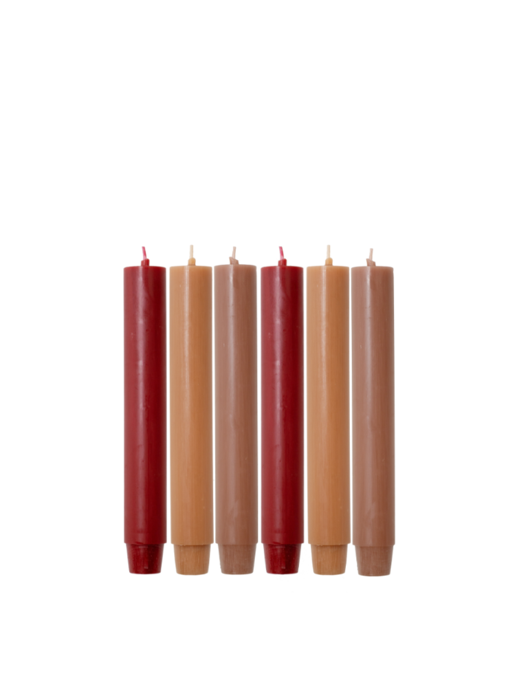 Dinner candle set - Blush - 18 cm - Curiosa Cabinet