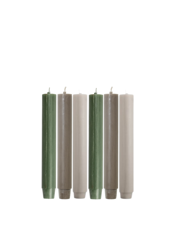 Rustik Lys Dinner candle set - Nature - 18 cm