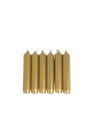 Rustik Lys Korte kaarsen set - goud Rustik Lys Korte kaarsen set - goud