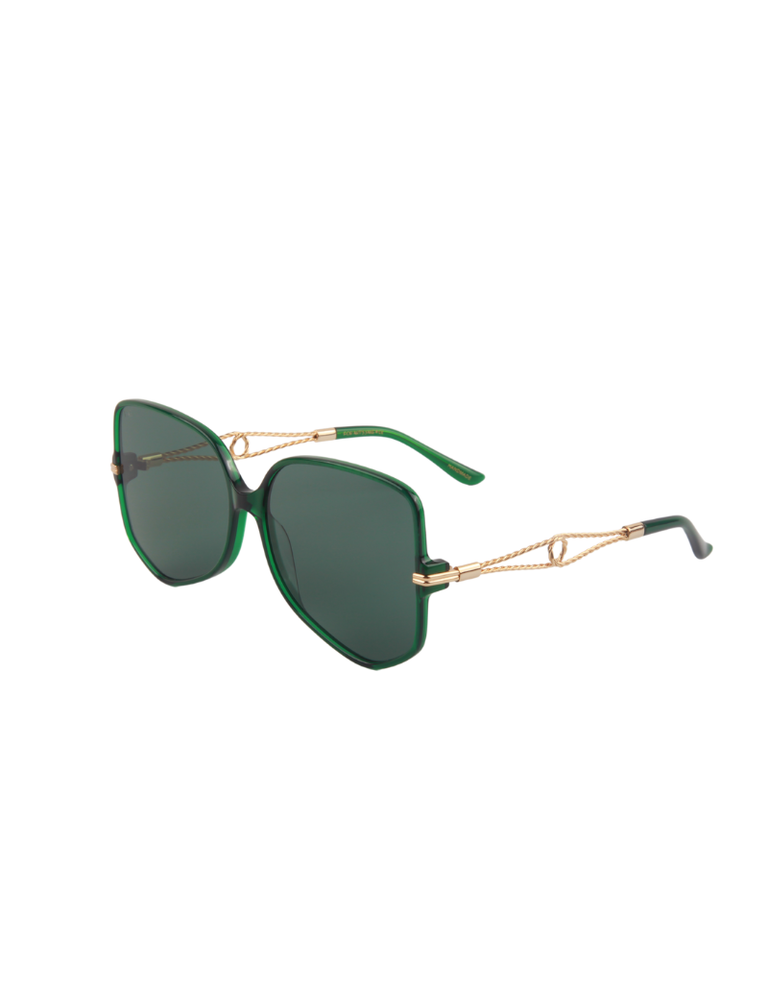 For Art's Sake Voyager sunglasses - Green - Curiosa Cabinet