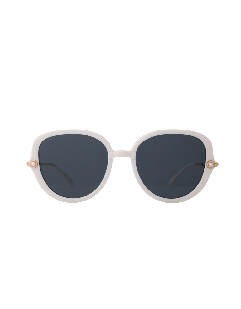 For Art's Sake Primrose Sunglasses - White