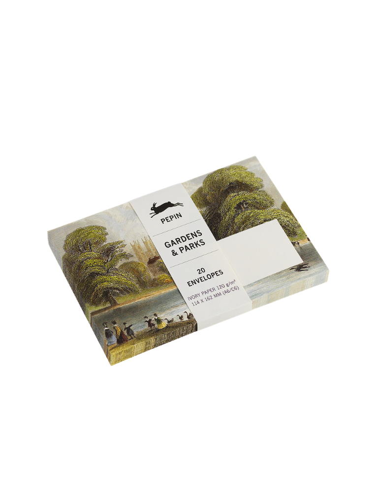 The Pepin Press Enveloppe set van  20 -Gardens & Parks