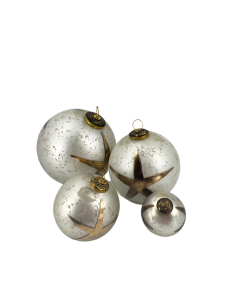 Christmas bauble gold star - Ø 10 , 15 , 20 en  25 cm!! Christmas bauble gold star - Ø 10 , 15 , 20 en  25 cm!!