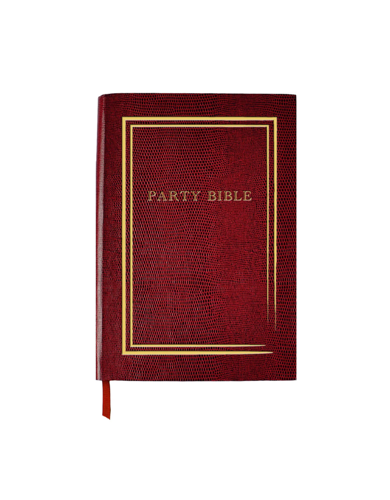 Sloane Stationery A5 dinner book - Party bible- Burgundy