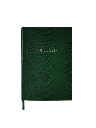 Sloane Stationery The Boss - A5 notitieboek - groen Sloane Stationery The Boss - A5 notitieboek - groen