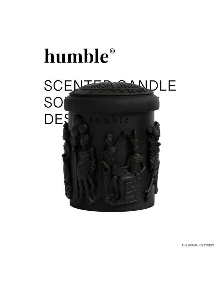 Humble scents Parthenon container with scented candle - Sunset