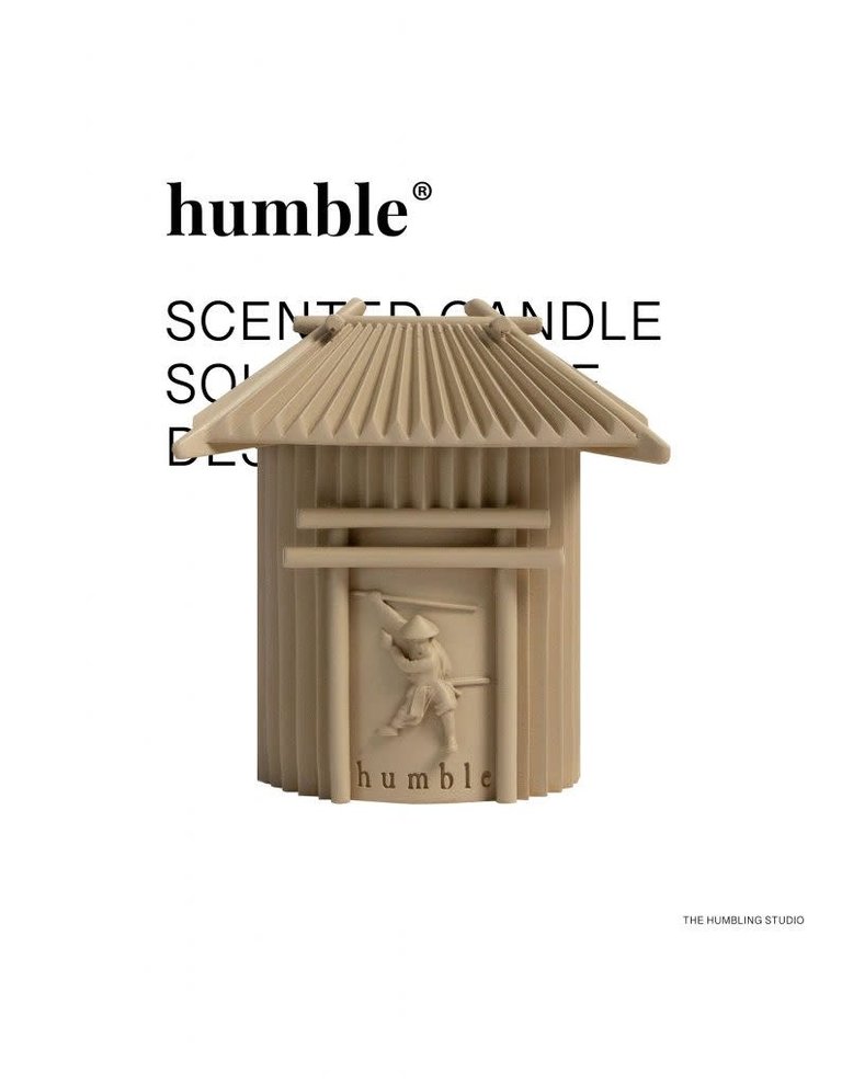 Humble scents Silent temple houder met geurkaars  - Gentle Guardian