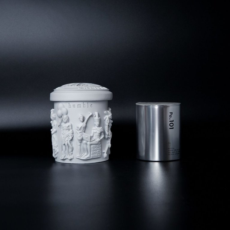 Parthenon container and scented candle - Sunrise