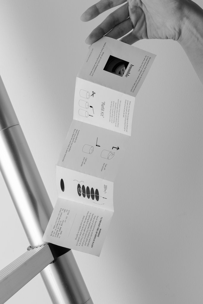 Parthenon container and scented candle - Sunrise