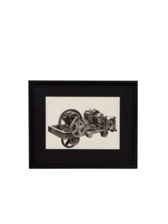 Depth of Field Stork Machine - Antique photograph Depth of Field Stork Machine - Antique photograph