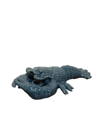 Large Blue Ceramic Lobster