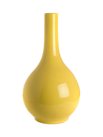 Large yellow vase - imperial pearl Large yellow vase - imperial pearl