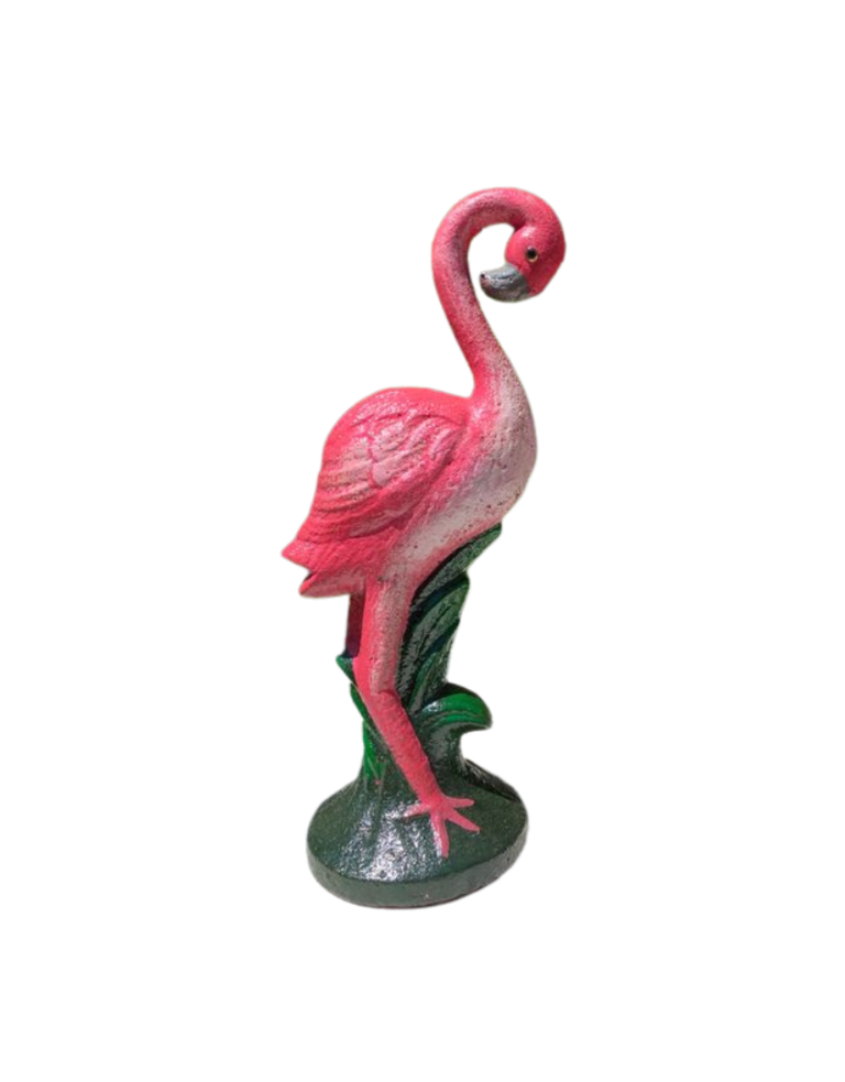 Cast iron flamingo