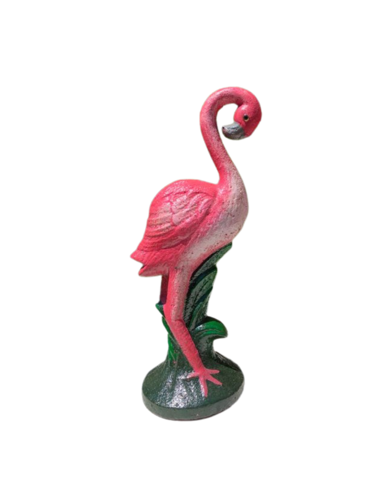 Gietijzeren flamingo