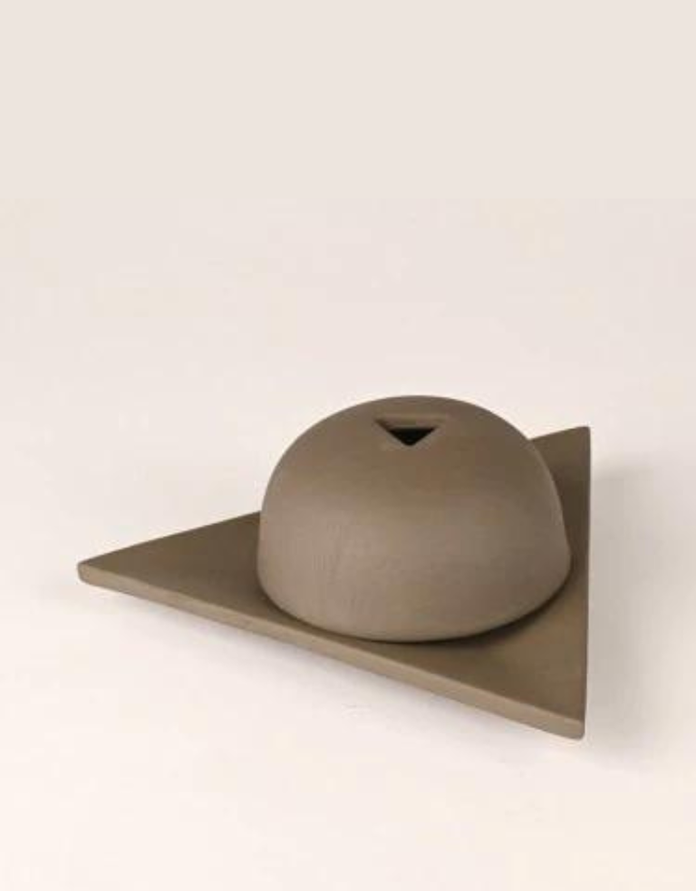 Papier d'Armenie Incense burner terracotta - taupe