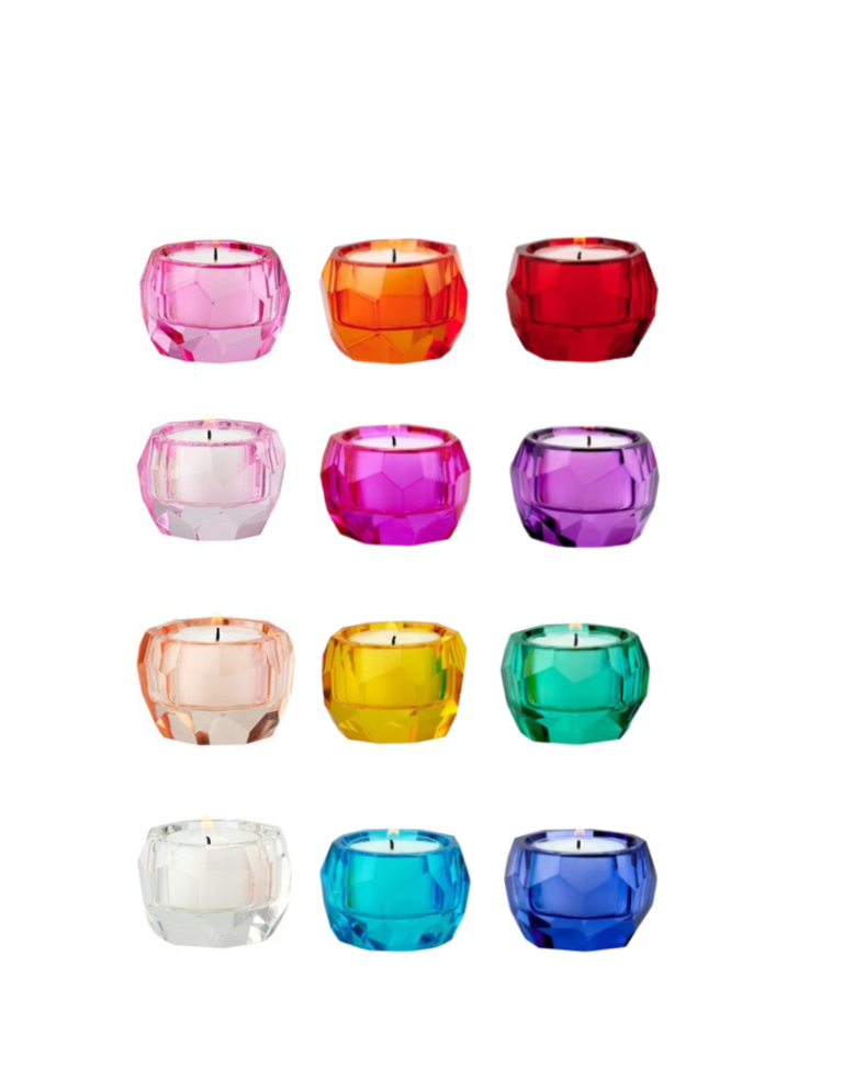 Giftcompany Crystal tealight holder - 12 colors