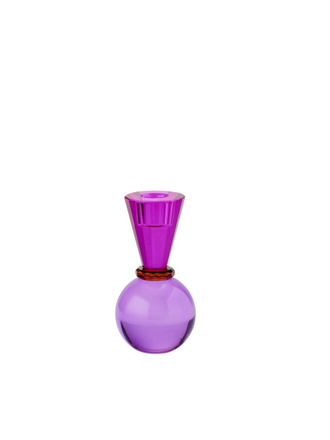 Giftcompany Kristallen kaarsenhouder paars en fuchsia Giftcompany Kristallen kaarsenhouder paars en fuchsia