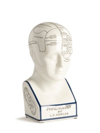 Authentic Models Model Frenologie - Porseleinen hoofd Authentic Models Model Frenologie - Porseleinen hoofd