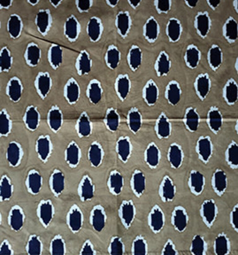 Les Ottomans Les Ottomans Cotton table cloth -  Beige with blue dots- 250x150cm