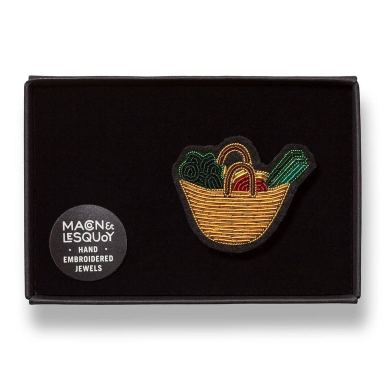 Macon & Lesquoy Brooch - Basket