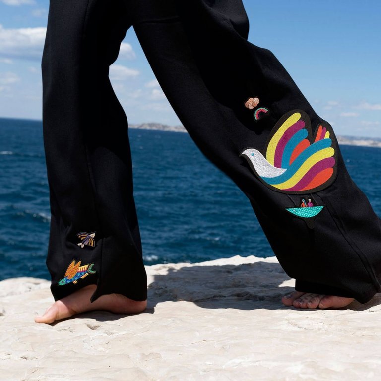 Macon & Lesquoy Broche - Vliegende vis