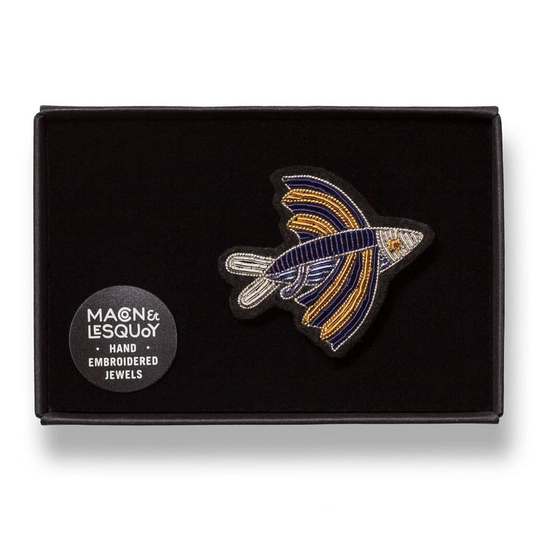 Macon & Lesquoy Brooch - Flying fish