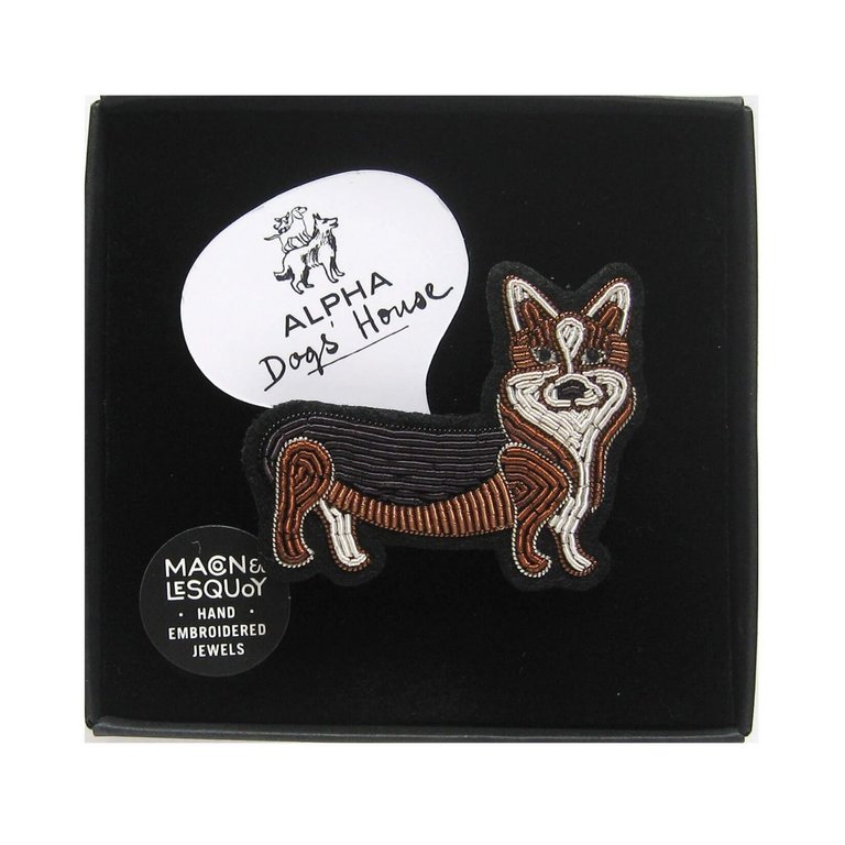 Macon & Lesquoy Brooch - Corgi