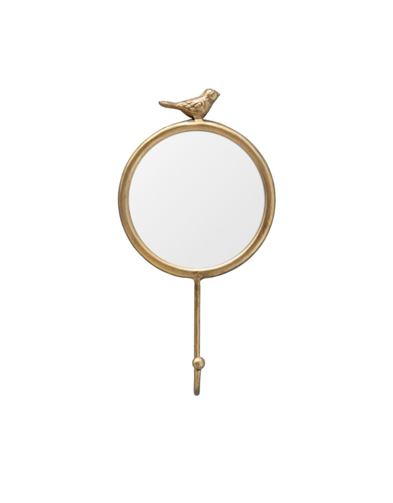 Mirror and hook - small bird