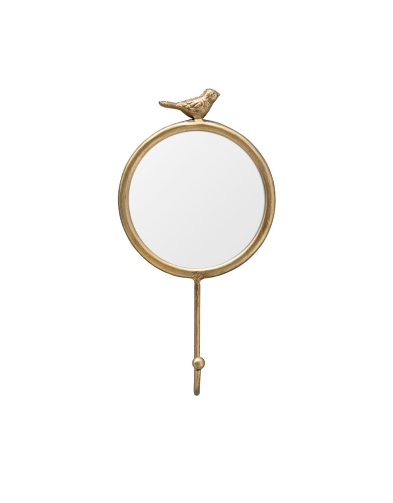 Spiegeltje met haakje - klein vogeltje