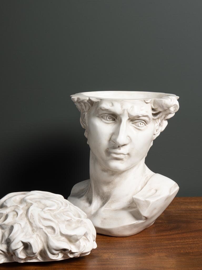 Head box - David made of resin