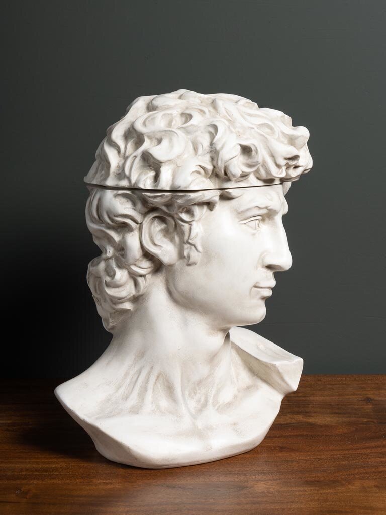 Hoofd doos - David gemaakt van kunsthars