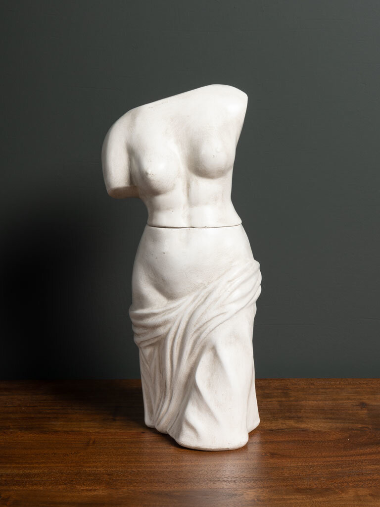 Borstbeeld Doos- Venus gemaakt van kunsthars