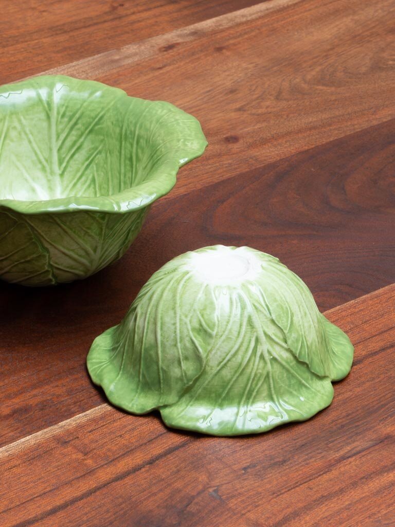 Set of two Cabbage bowls