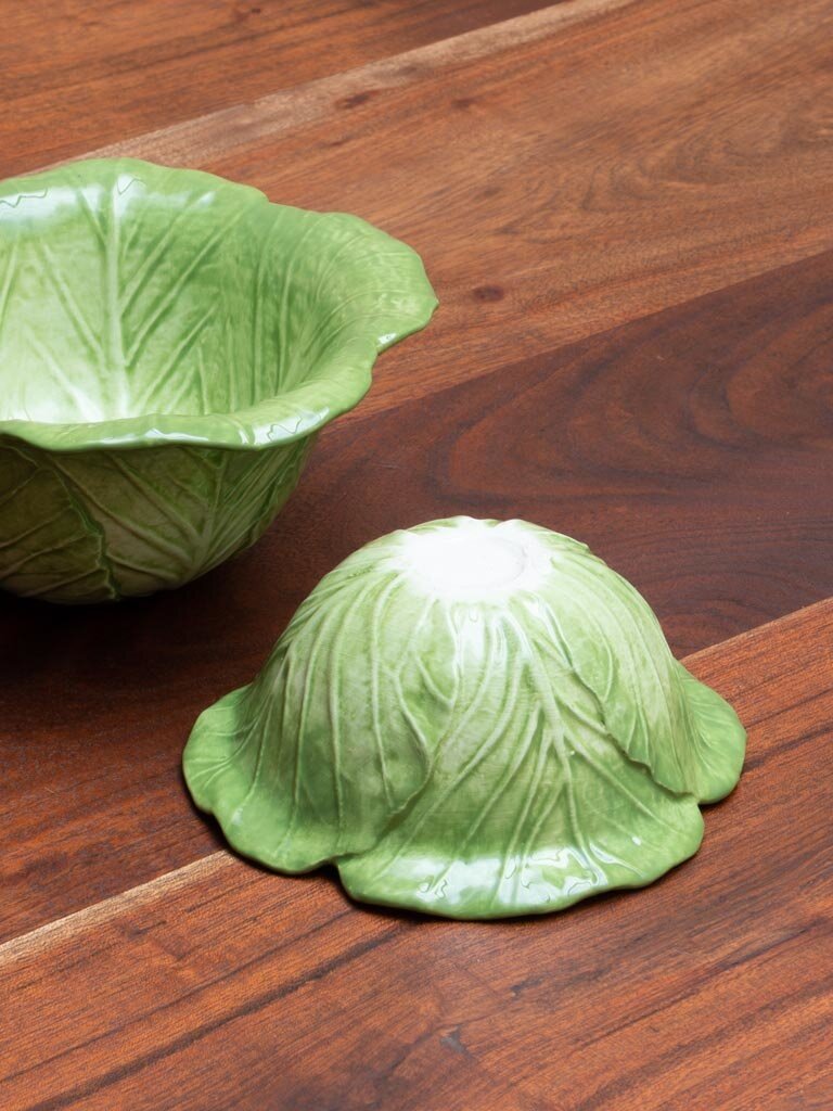 Set van twee Kool (cabbage) kommen