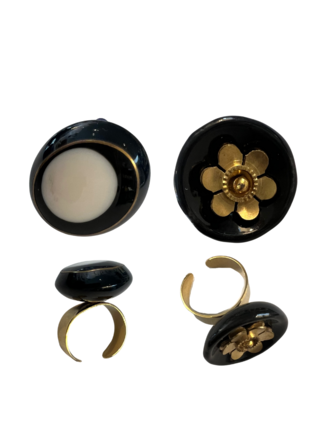 Miho - Unexpected things Adjustable statement ring - 21 designs Miho - Unexpected things Adjustable statement ring - 21 designs